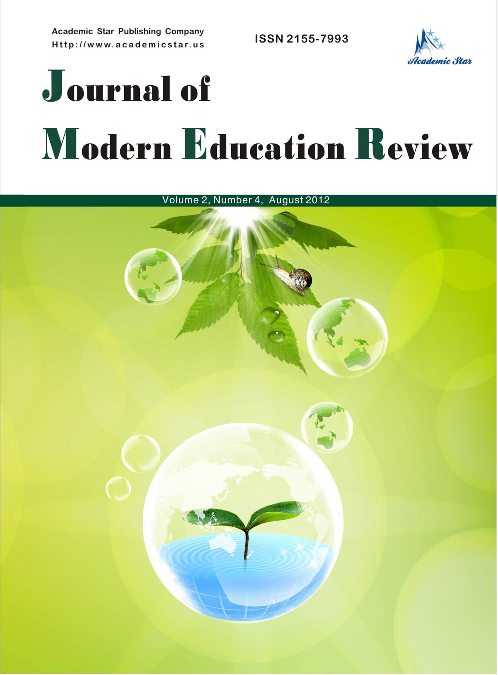 Journal of Modern Education Review